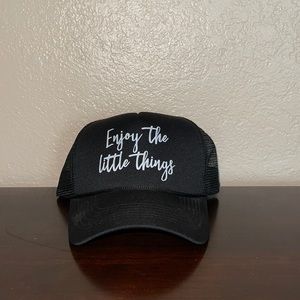 Tiny Trucker Enjoy the Little Things Hat